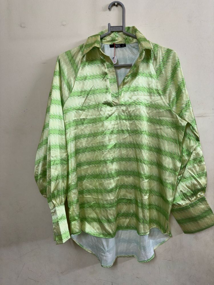 Striped Collared Shirt