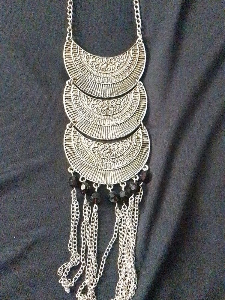 Navratri Jewellery Oxidise Neckpiece❤️