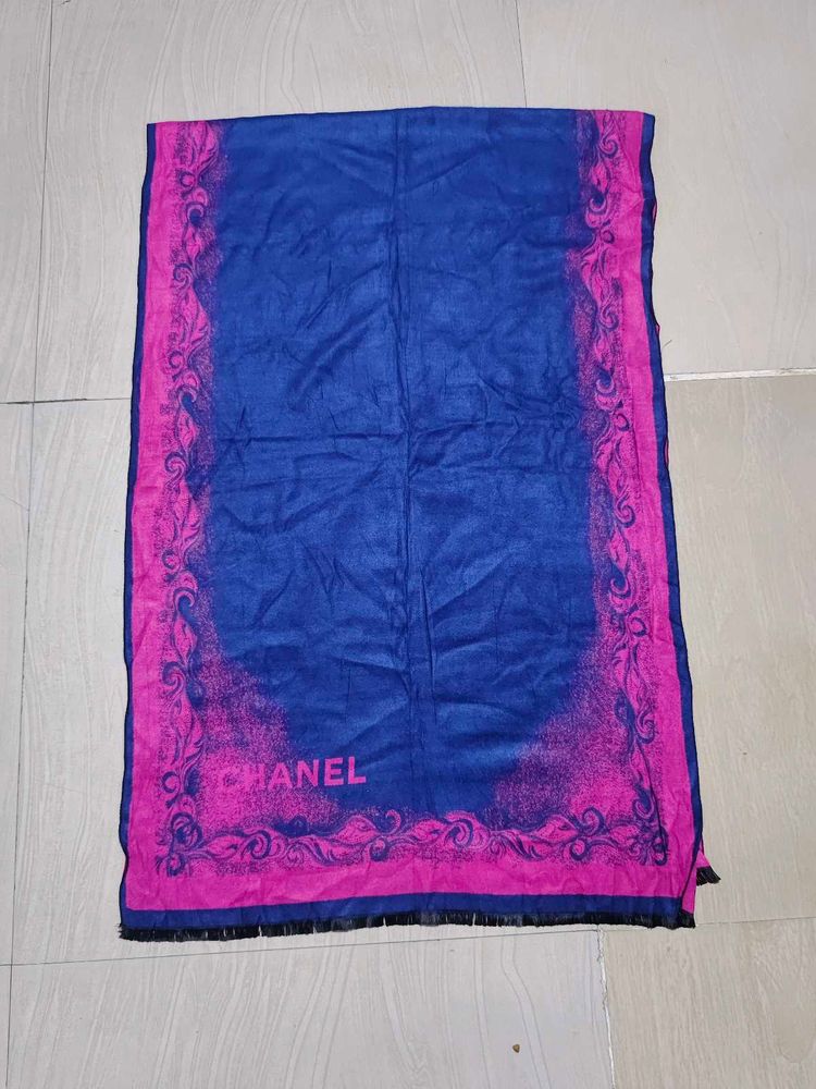 Chanel Blue &amp; Pink Scarf