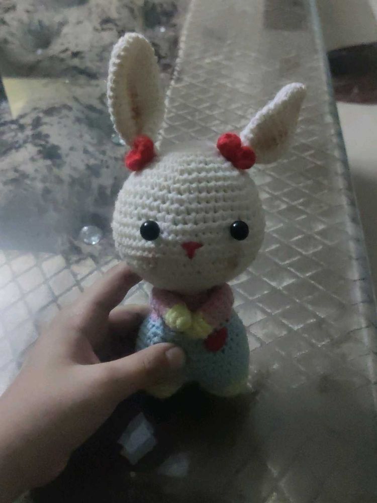 Cute Crochet Bunny Toy