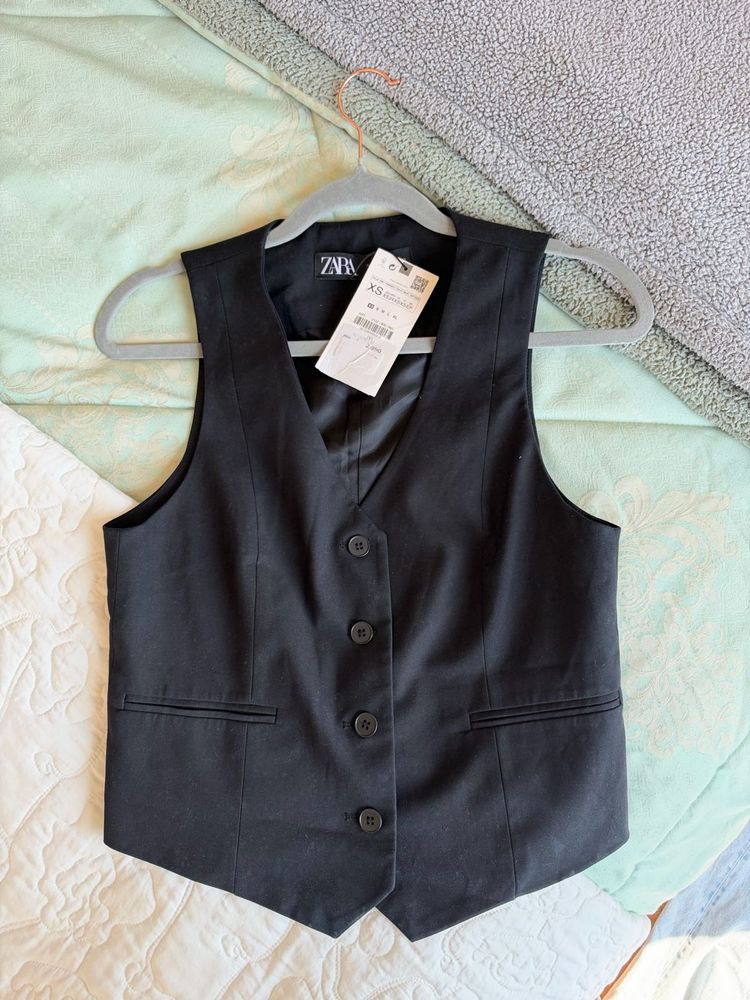 ZARA Black Vest
