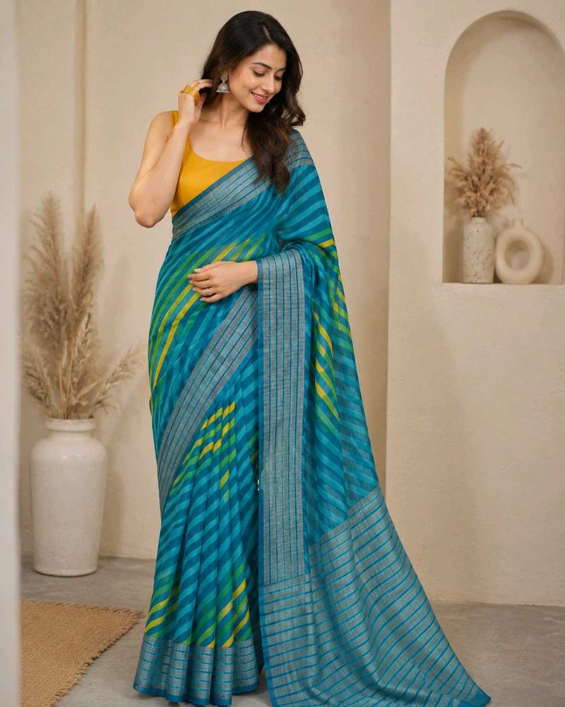 Beautiful Blue Saree