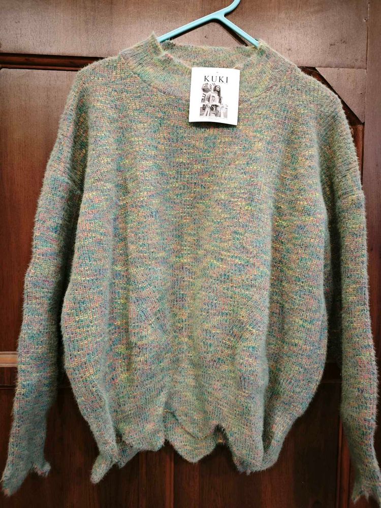Cozy Multi-Color Knit Sweater