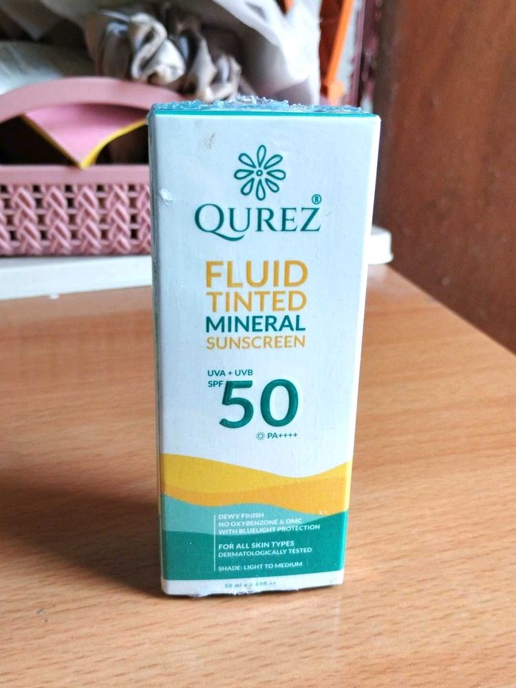 Qurez 100% tinted mineral sunscreen