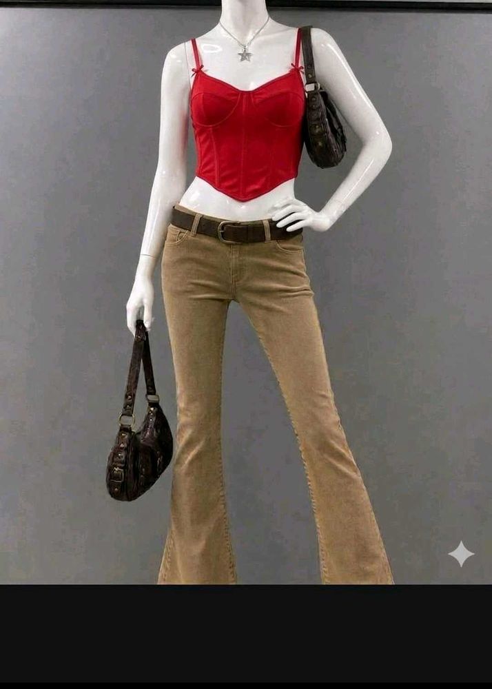 Red Corset top