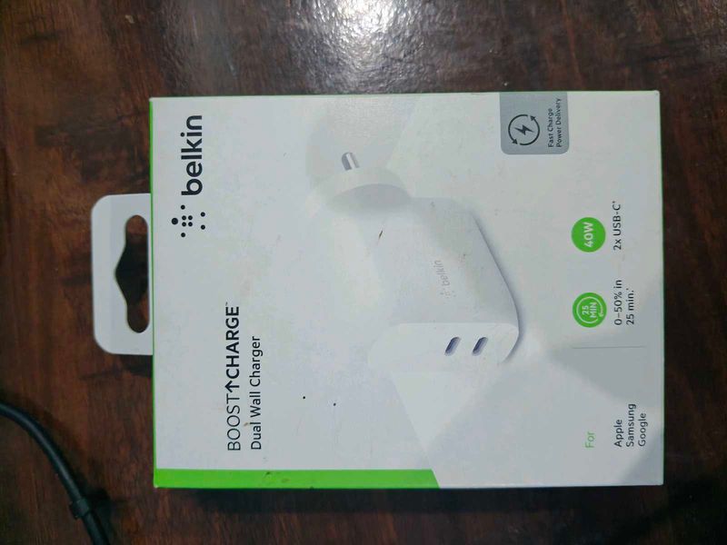Belkin 40W Dual Charger &amp; 15W Wireless Charge