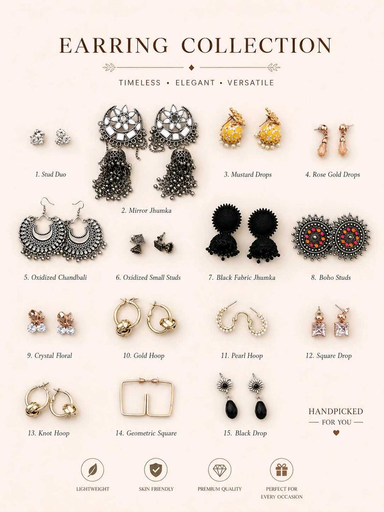 Elegant Earring Collection for Women