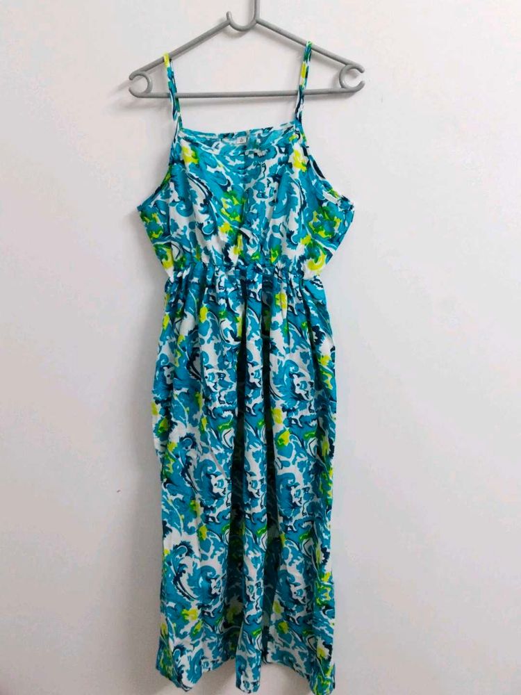 New Boho Floral Print Maxi Dress