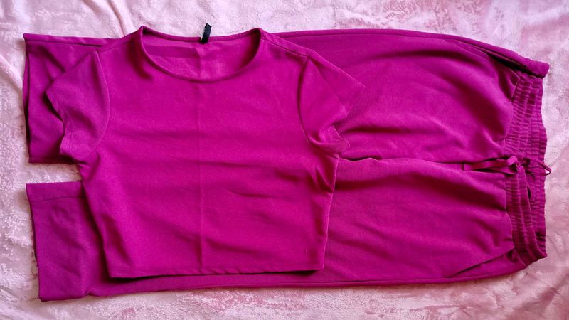 Comfy &amp; Stylish Magenta Co-ord Set