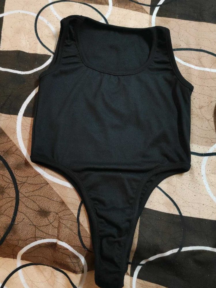 Sleek Black Bodysuit
