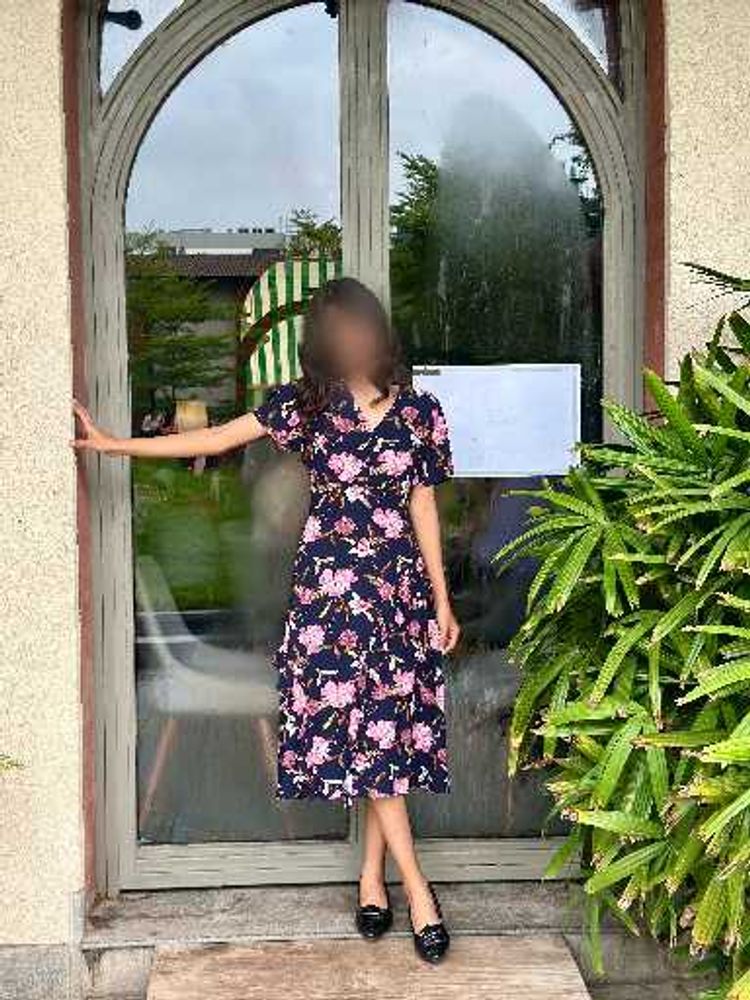 Floral Print Midi Dress