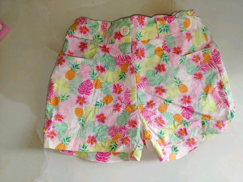 Cute Floral Shorts