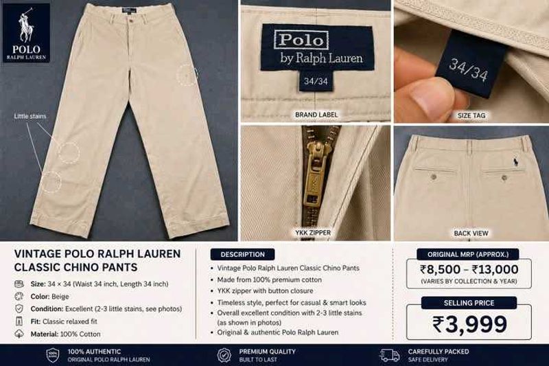 Vintage Polo Ralph Lauren Chino Pants