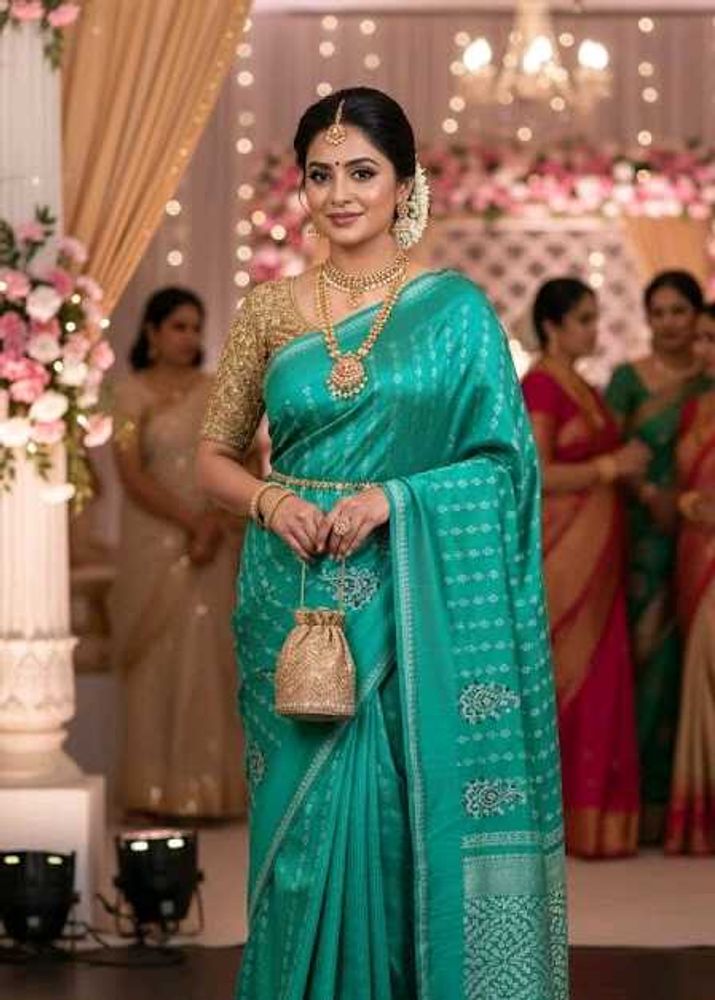kashmir silk saree