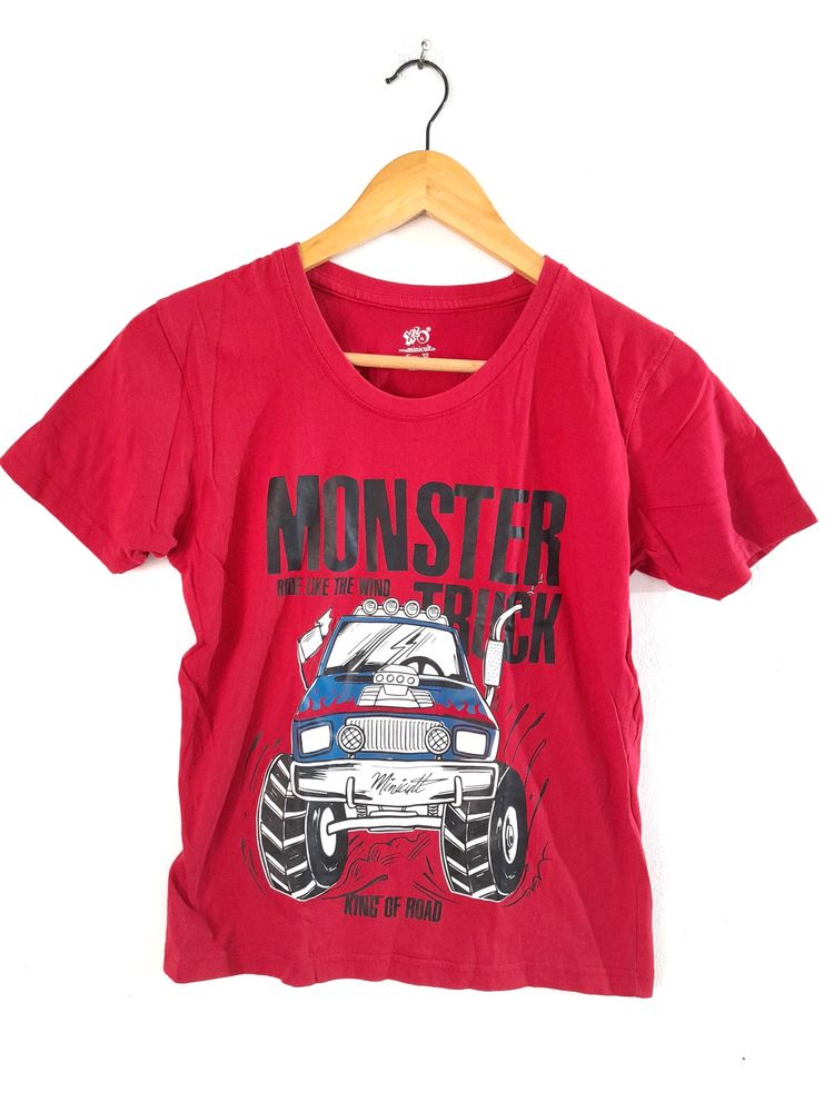 Red Printed T-Shirt (Boys)