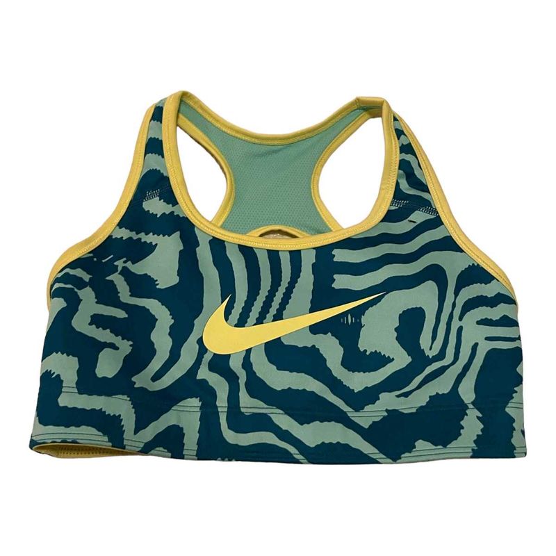 Nike Girls Reversible Sports Bra black emerald ris