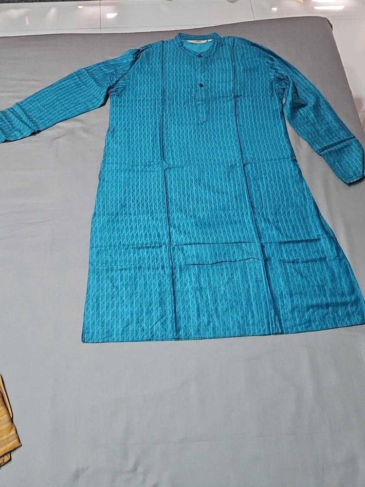 Men's Teal Kurta