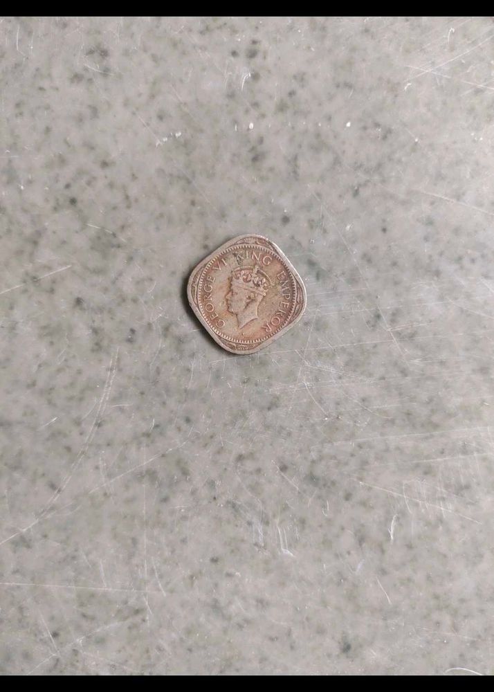 1/2 anna george vi coin 1946