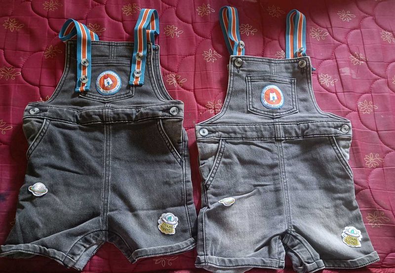 Cute Denim Overalls Set (jumpsuit)