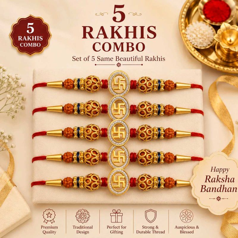Designer Swastik Rakhi