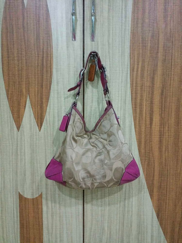 Coach Monogram Shoulder Bag