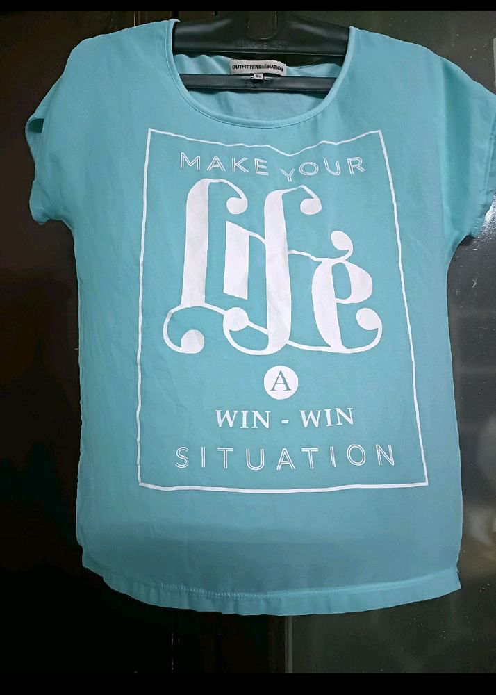 Beautiful Neon Top In L Size