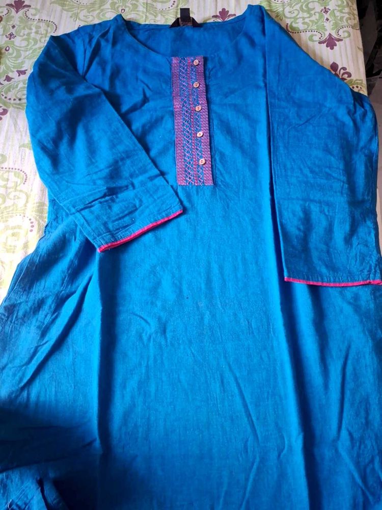 Vibrant Blue Kurta