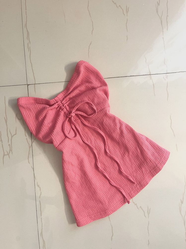savana pink tube top