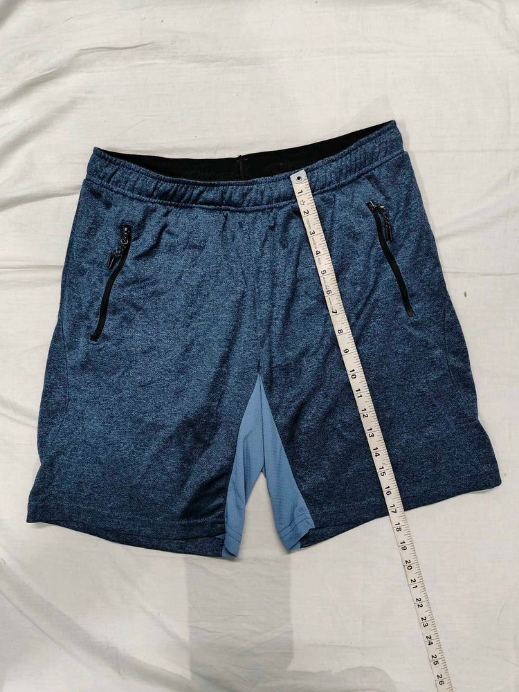 Men's Blue Athletic Shorts