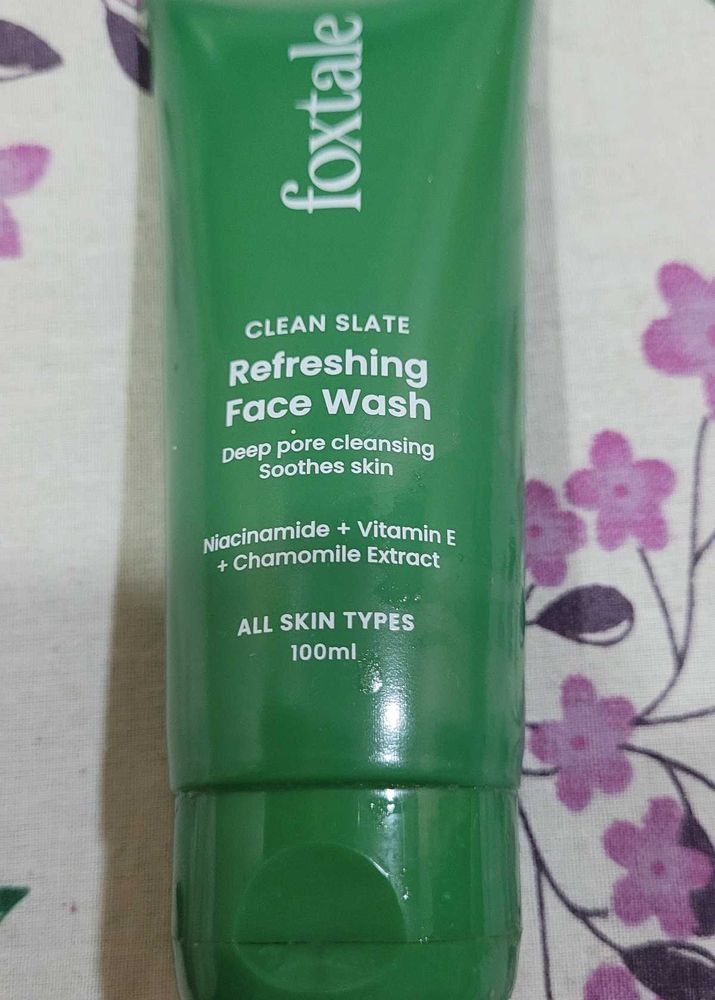 Foxtale Refreshing Face Wash (used)