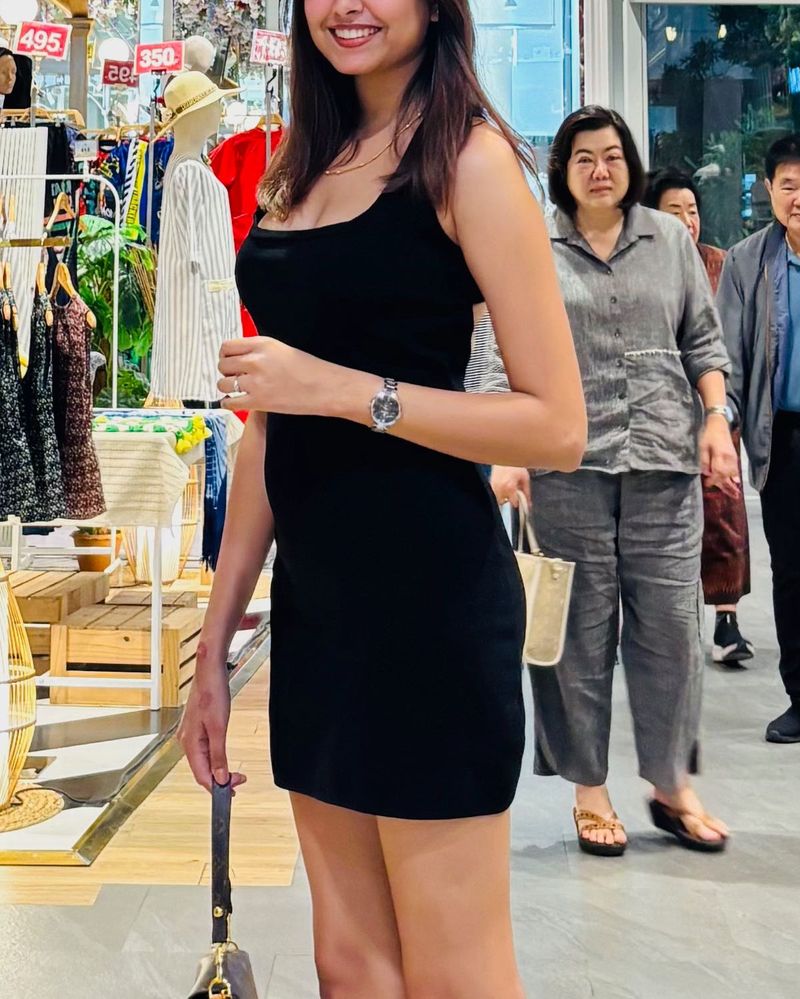Sleek Black backless Mini Dress
