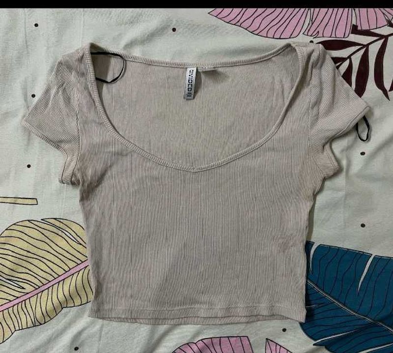 Ribbed Cropped Top