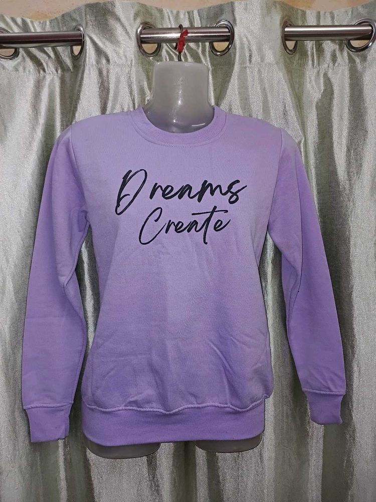 Purple women Sweatshirt