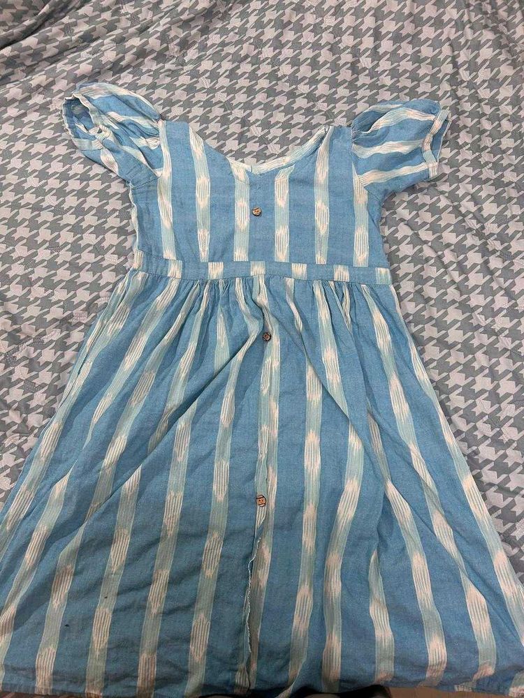 Blue  Pure cotton  Dress