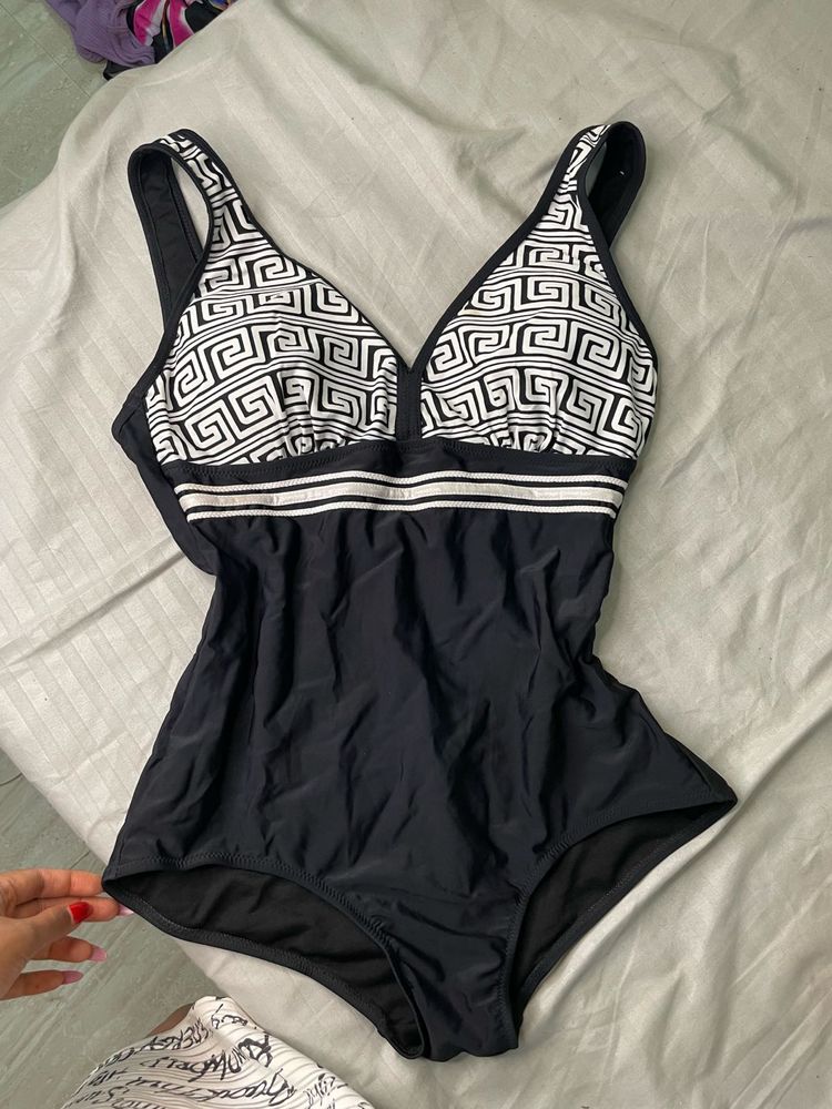 black print bodysuit