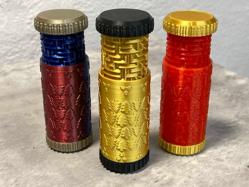 3D Printed Kaleidoscope Puzzle Box