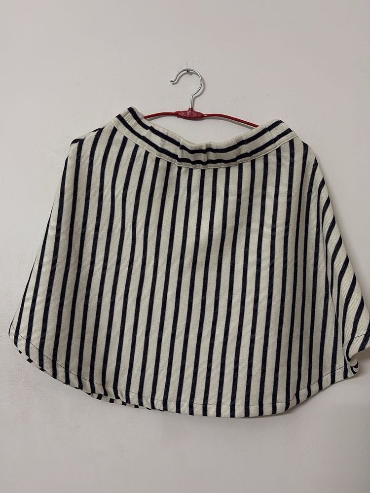 Striped Mini Skirt