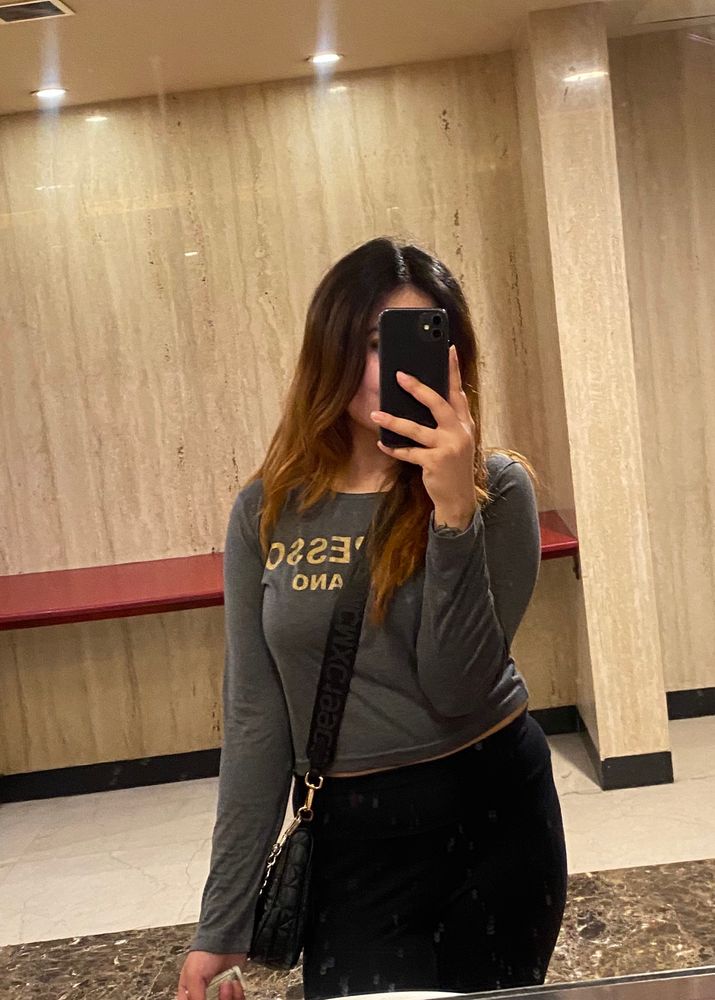 Espresso Crop Top