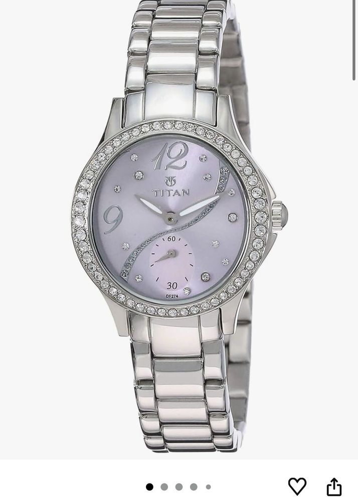 Titan Silver-Tone Women's Watch