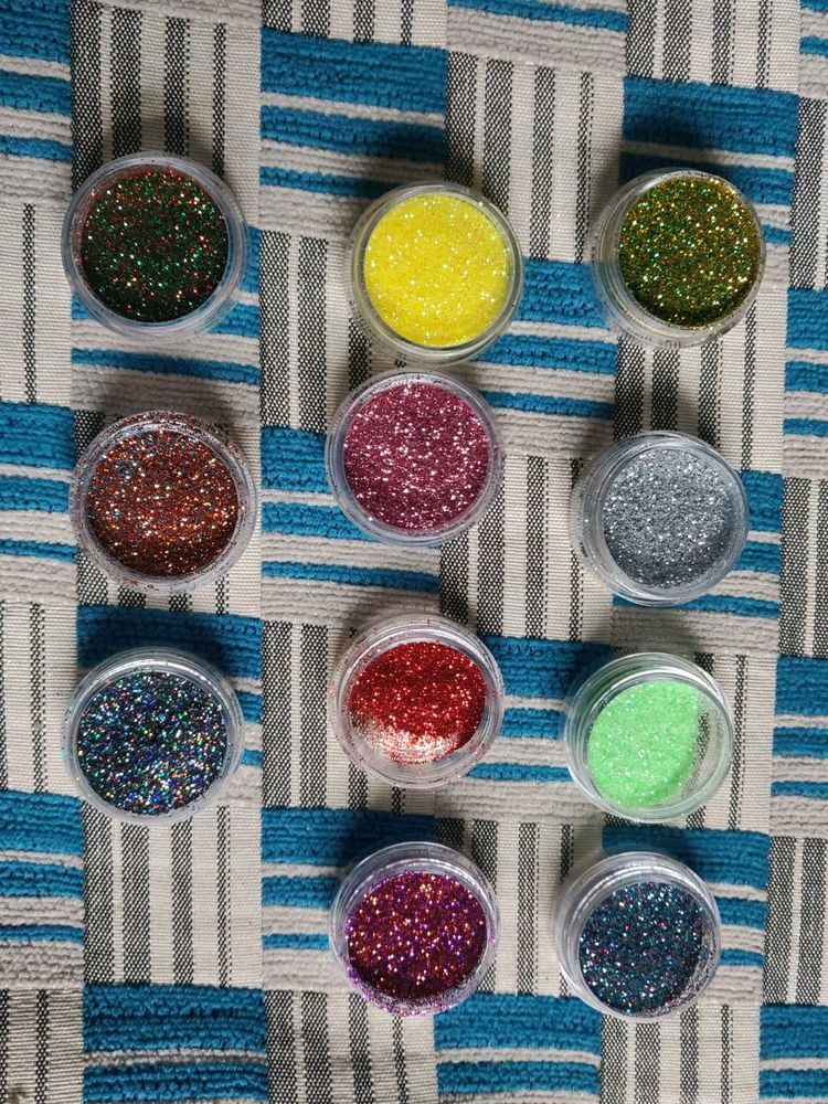 fine colourful glitter glitte
