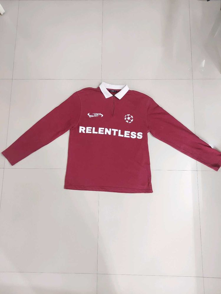 Men's "Relentless" Long Sleeve Rugby Shirt