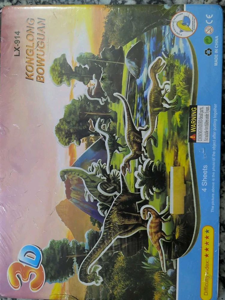 3D Dinosaur Puzzle Toy