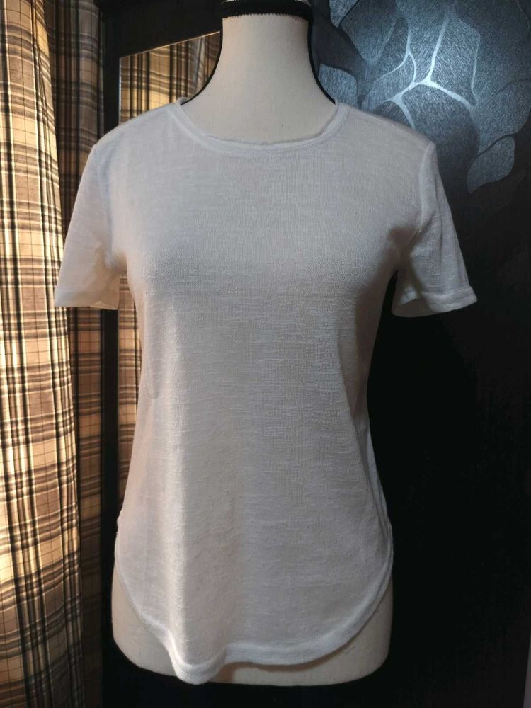 Basic White Short Sleeve T-Shirt