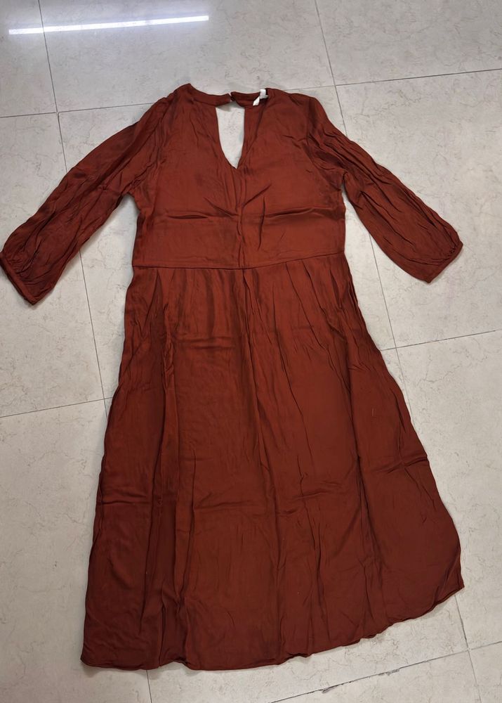 AND Brown Dress