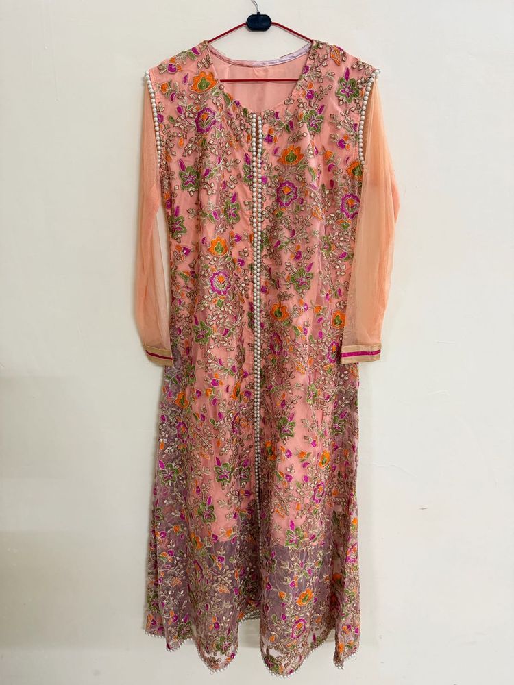 Festive Embroidered Kurta, pants and dupat