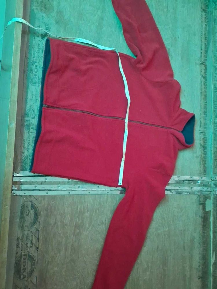 Men's Red Fleece Jacket