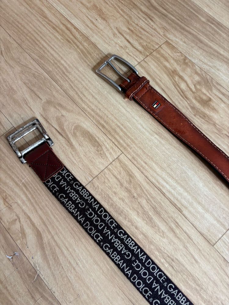 Men's Designer Belts - Tommy Hilfiger &amp; Dolce &amp; Ga