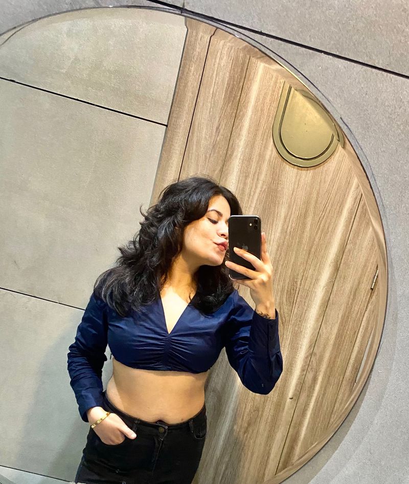 Shirt Style Crop Top