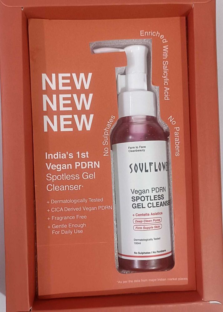 Soulflower Vegan PDRN Spotless Gel Cleanser