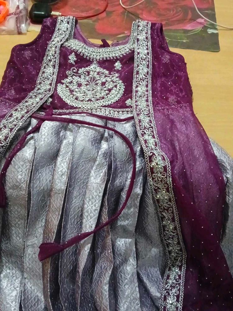 Exquisite Embroidered Lehenga Choli Set
